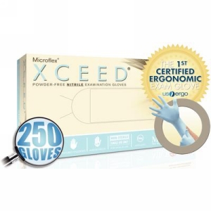 XCEED PF Nitrile Gloves Small 250/Bx