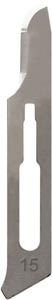 Technocut Disposable Surgical Scalpel Size #15 Stainless Steel Sterile 10Bx