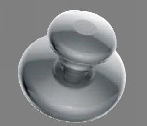 LINGUAL BUTTON ROUND CURVED
