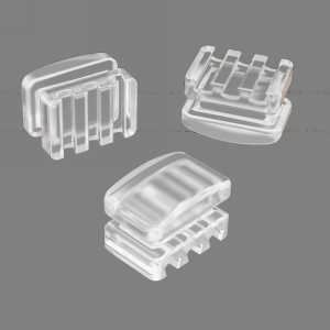LINGUAL BUTTON CERAMIC RECTANG