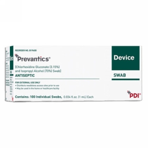 PDI PREVANTICS PREINJECTION PREP SWABS, B19600