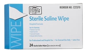 PDI HYGEA STERILE SALINE WIPE, C22370