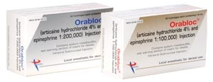 Orabloc 4% Articaine w/Epi 1:100M 50/Bx