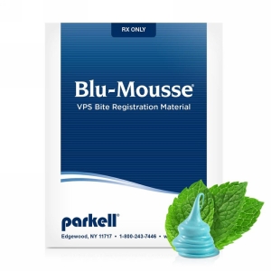 Blu-Mousse Super Fast Bite Registration Peppermint Split Cartridge 2Pk