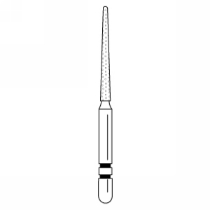 Premier - Two Striper Cone Diamonds Friction Grip Burs - 797.11F Fine
