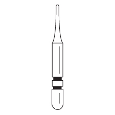 Premier - Two Striper Break Contact Diamonds Friction Grip Burs - 203.5F Fine