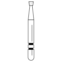 Premier - Two Striper Inverted Cone Diamonds Friction Grip Burs - 310.1C