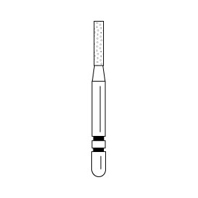 Premier - Two Striper Long Shank Diamonds Friction Grip Burs - L515.5C