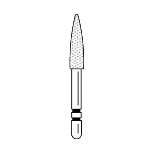 Premier - Two Striper Flame Diamond Friction Grip Burs - 275.9C