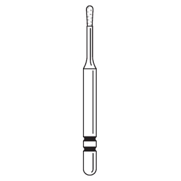 Premier - Two Striper Pear Diamond Friction Grip Burs - MP30M