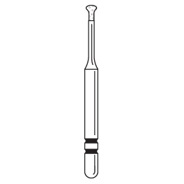 Premier - Two Striper Pear Diamond Friction Grip Burs - MP53M