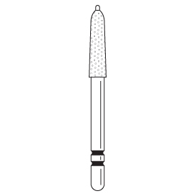 Premier - Two Striper Guide Pin Diamond Friction Grip Burs - SE259.8F