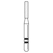 Premier - Two Striper KR Cylinder Diamond Friction Grip Burs - 515.6CKR
