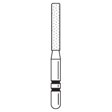 Premier - Two Striper KR Cylinder Diamond Friction Grip Burs - 521.8CKR