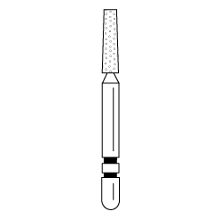 Premier - Two Striper KR Taper Diamond Friction Grip Burs - 723.6C K