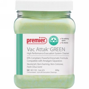 Vac Attak Green Evacuation Cleaner 800gm Jar