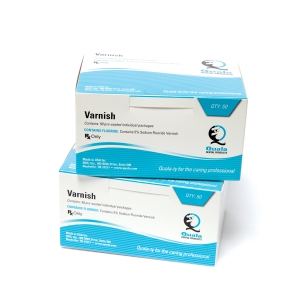 Quala 5% Sodium Fluoride Varnish 0.5ml Unit Dose Mint Clear 50/bx