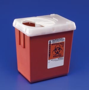 Container Sharps 2.2qt Polypro