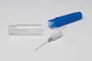 Monoject Needle Plastic Hub 30 Gauge Short Blue 100Bx