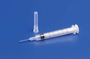 Syringe 3cc Reg Slip Tip 100/Bx, Covidien/Kendall Healthcare, 8881513918