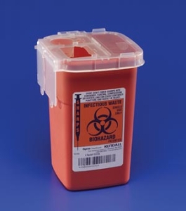SharpSafety Sharps Container 1 Quart, Cardinal Health, 8900SA