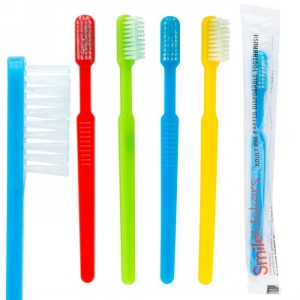 Toothbrushes Adult Pre-Pasted Disposable 144/PK SmileCare