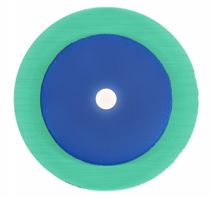 JAZZ HP ZIRCONIA/LITHIUM DISILICATE POLISHER 3 STEP ZL32 MEDIUM WHEEL UNMOUNTED SHANK - 1 PACK