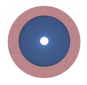 JAZZ HP PORCELAIN POLISHER 3 STEP P3S MEDIUM WHEEL - 1 PACK