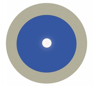 JAZZ HP PORCELAIN POLISHER 3 STEP P3S FINE WHEEL - 1 PACK