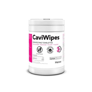 CaviWipes Surface Disinfectant Towelette Large Canister CASE