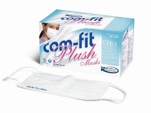 Com-Fit Plush Mask ASTM Level 3 White 40Bx