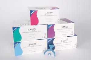 3-Way Bite Trays Wide Body Posterior 50Bx