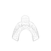 Clear, #2, Large Lower, 12/Bag, 310002