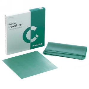 HySolate Latex Dental Dam 6x6 Green X-Heavy 36/Pk
