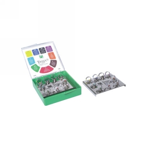 Hygenic Fiesta Color-Coded Matte Finish Clamps H02801