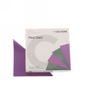Hygenic Non-Latex Flexi Dam Violet 6x6 Medium 30Bx
