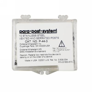 ParaPost Stainless Steel Posts Size 3, .036'', Brown, 10/Pkg., P443