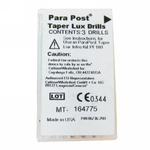 ParaPost Taper Lux Drills Red/Black 3/Pk
