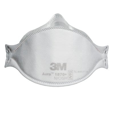 3M AURA PARTICULATE RESPIRATOR, 1870+BULK