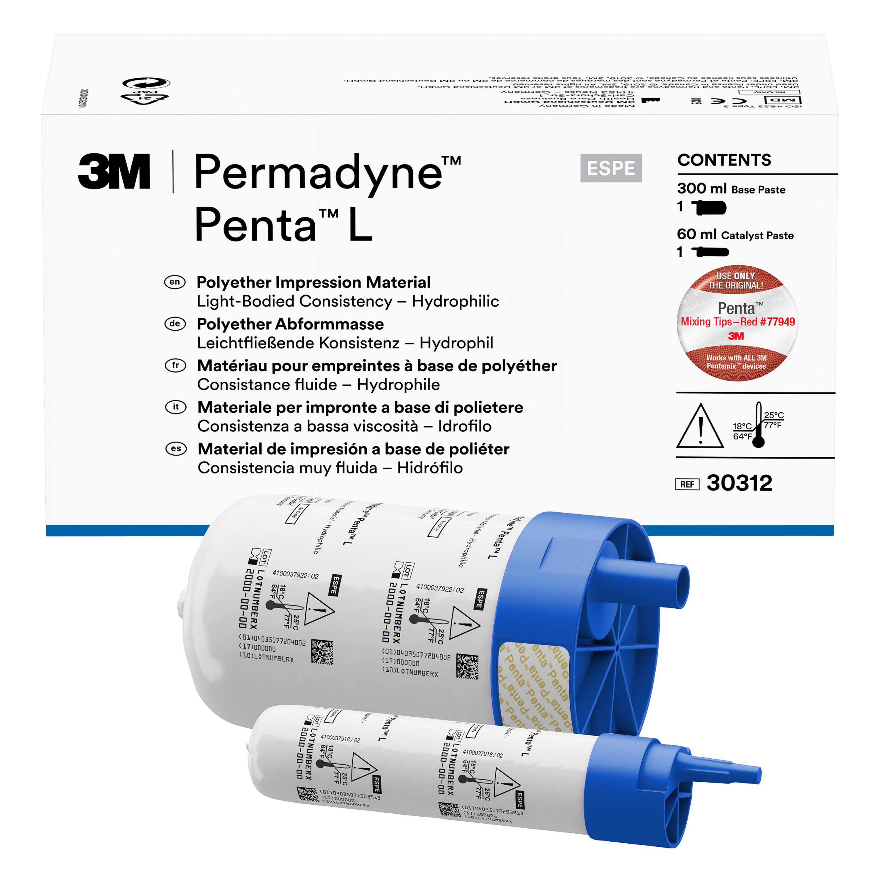 3M Permadyne Penta L Polyether Impression Material Refill, 30312