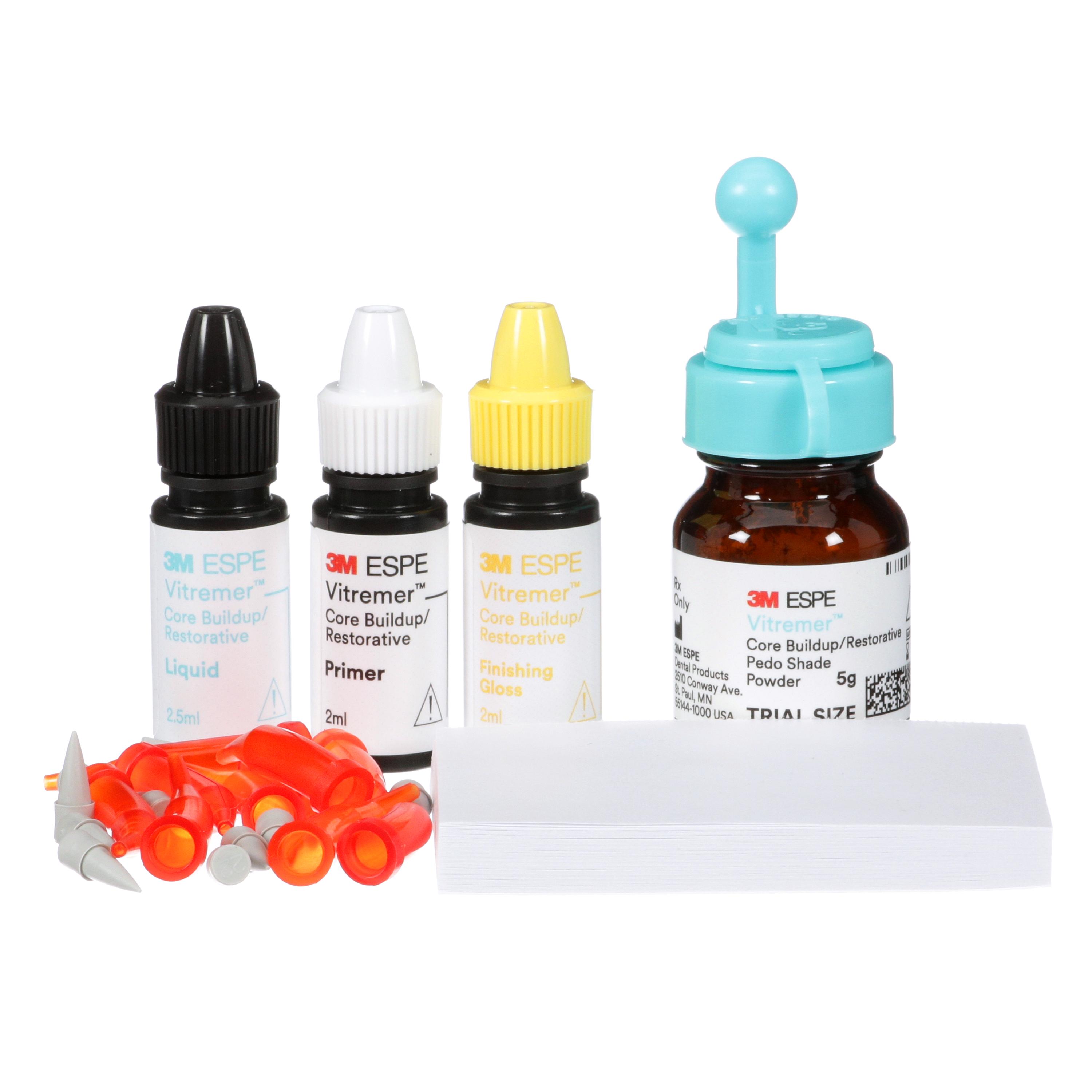 3M Vitremer Core Buildup/Restorative Trial Kit, 3303MPP, PEDO