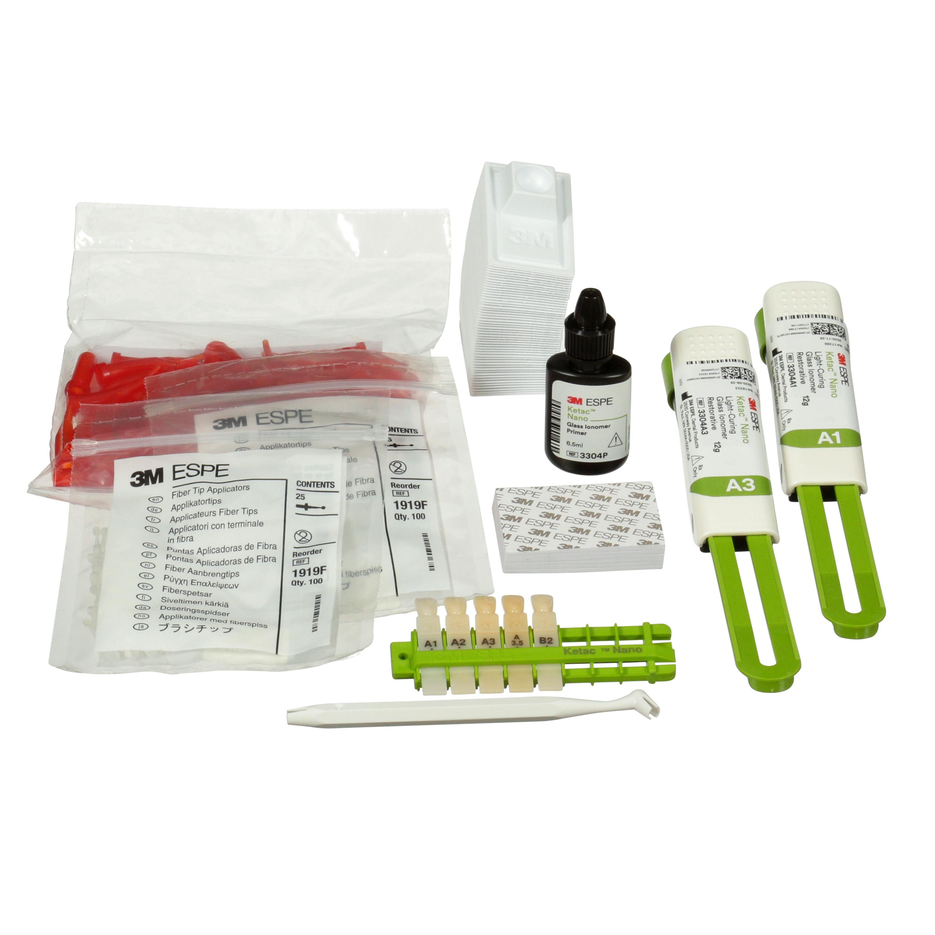3M Ketac Nano Light-Curing Glass Ionomer Restorative Intro Kit, 3304I