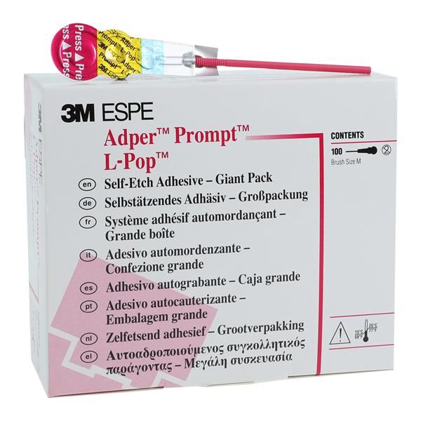 Adper Prompt L-Pop Self-Etch Adhesive 14.8ml Giant Pack 100Pk