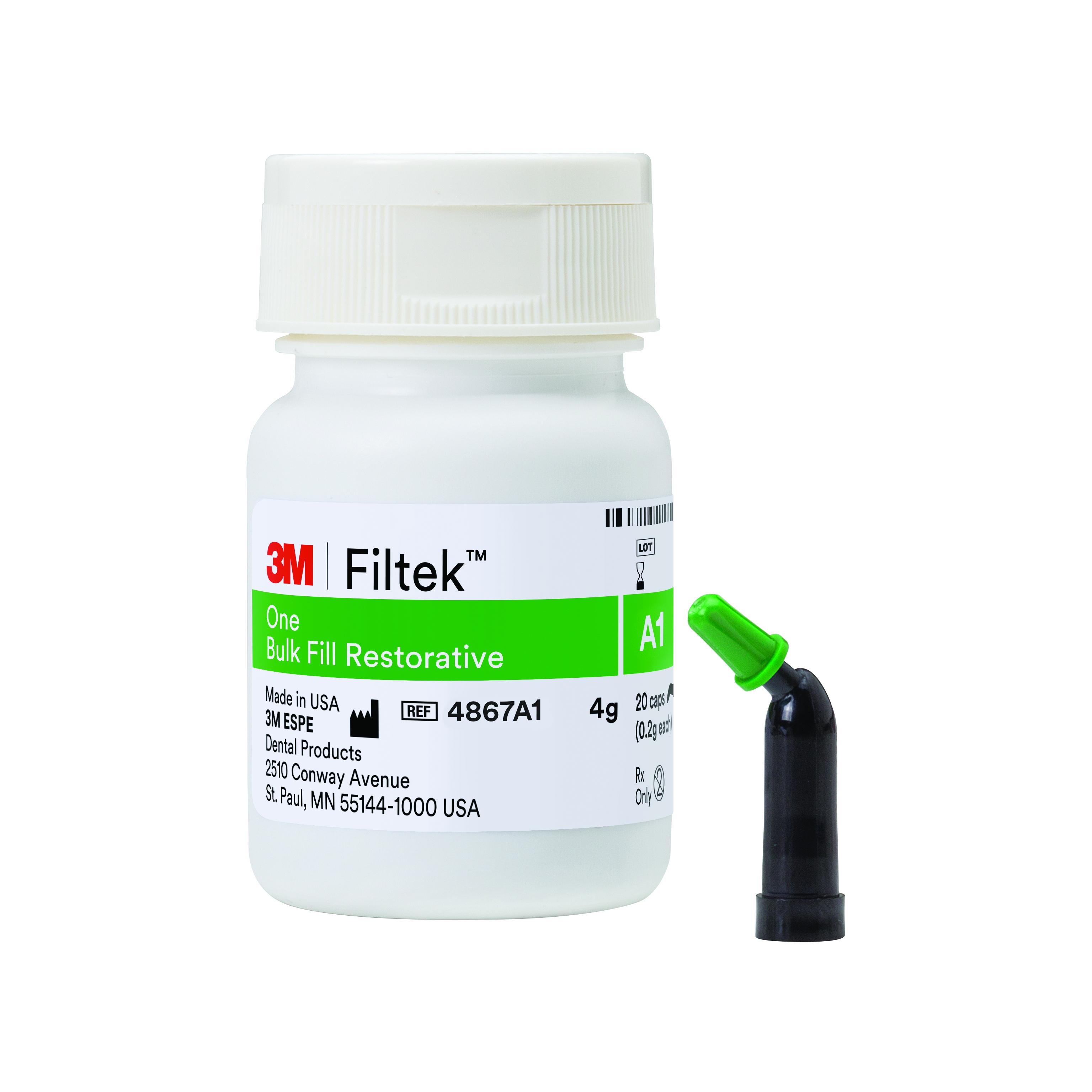Filtek One Bulk Fill Restorative A1 Capsules 20Pk