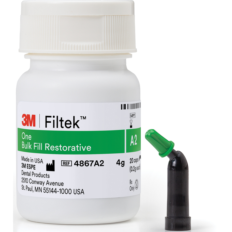 Filtek One Bulk Fill Restorative A2 Capsules 20Pk