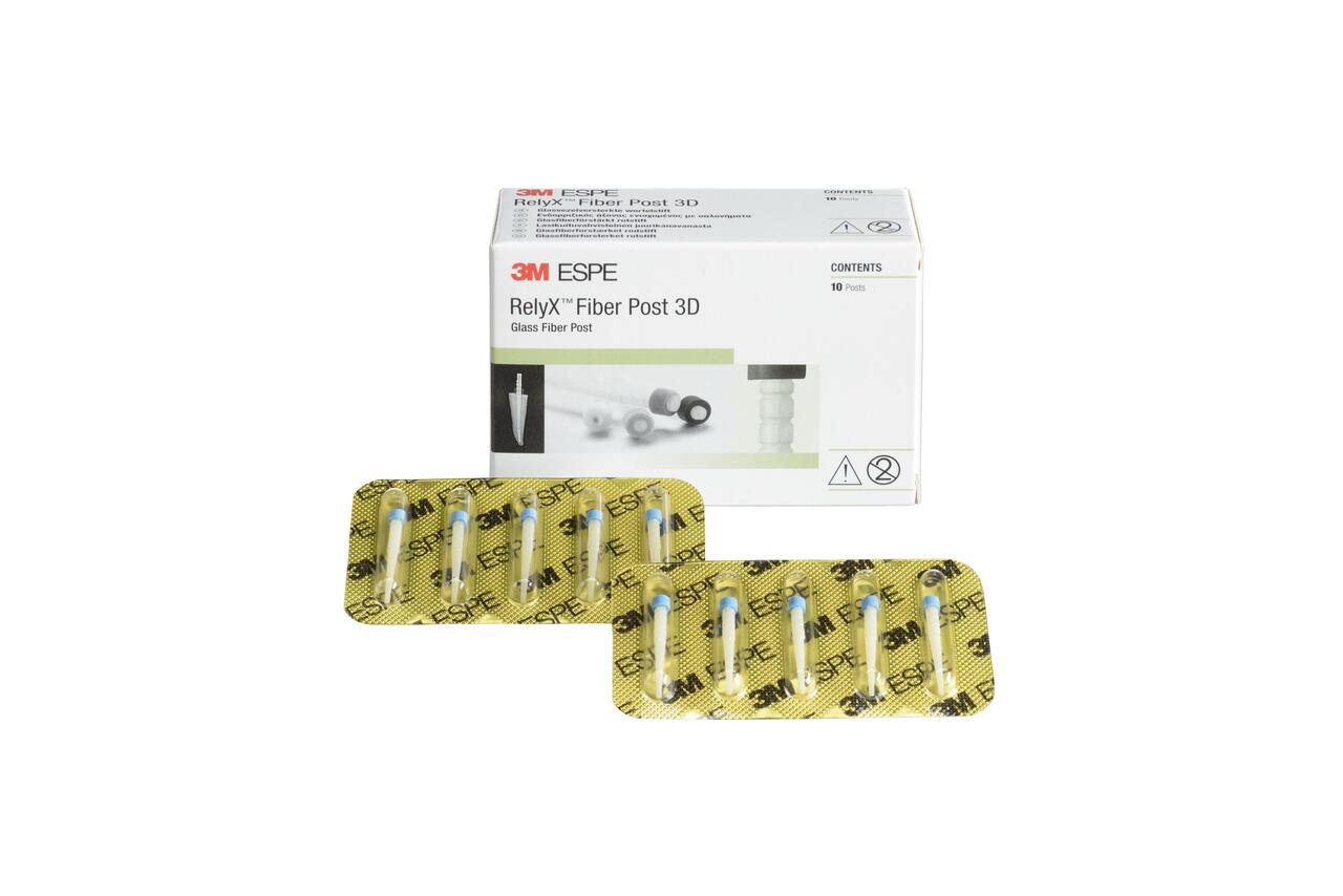 RelyX Fiber Post 3D Refill Size 3 Blue 10Pk
