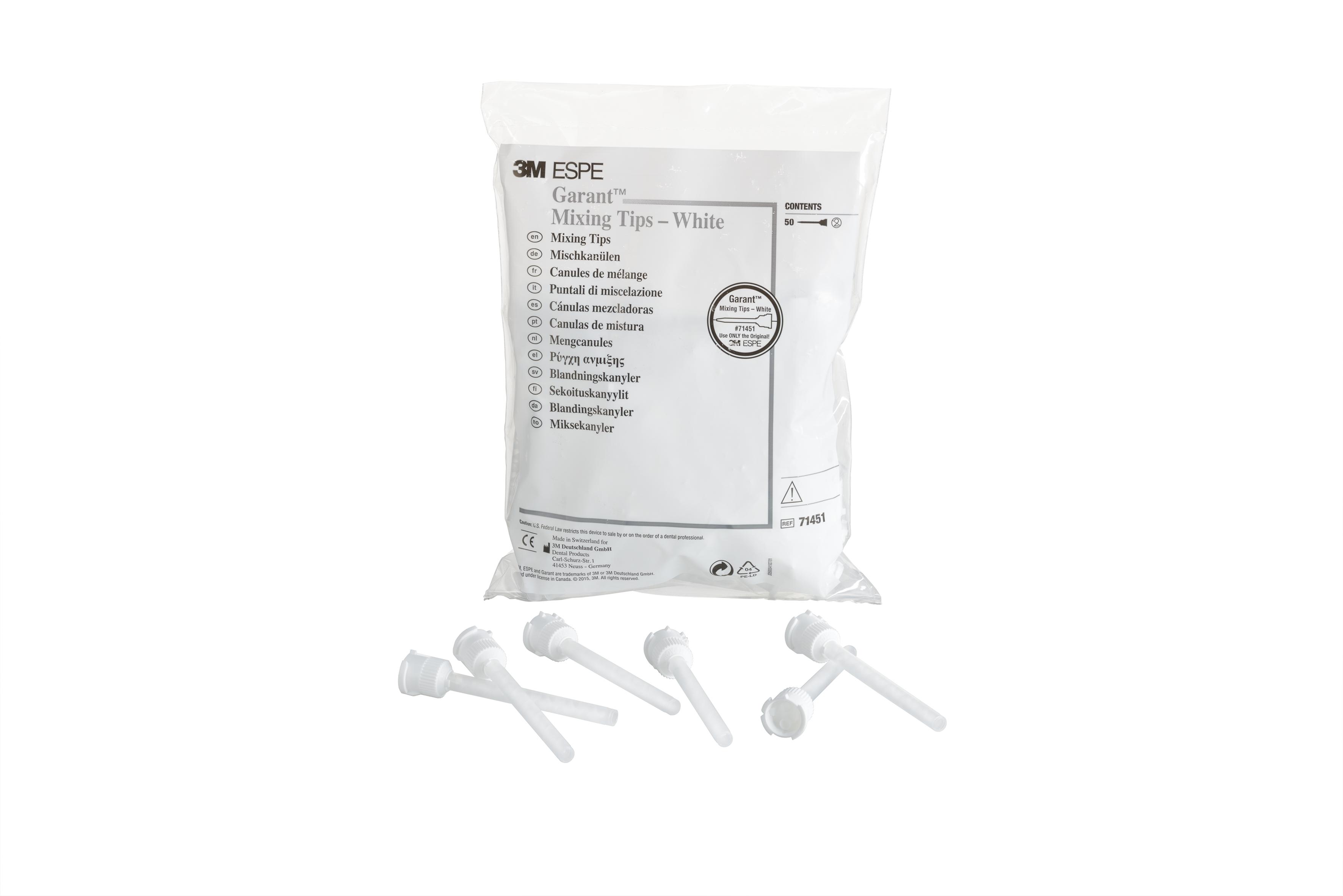3M Garant Mixing Tips - White (50), 71451