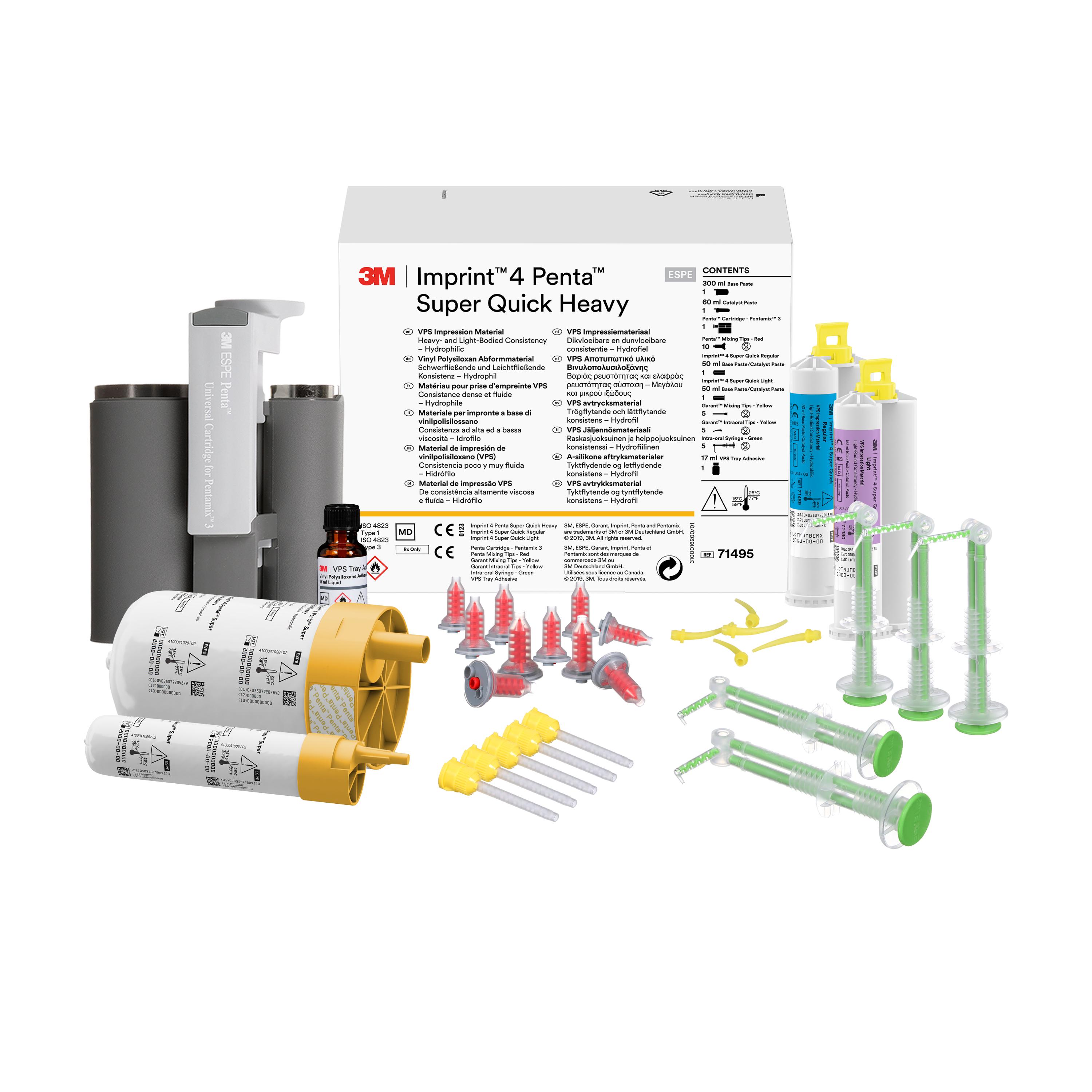 3M Imprint 4 Penta Super Quick Heavy VPS Impression Material IntroKit, 71495