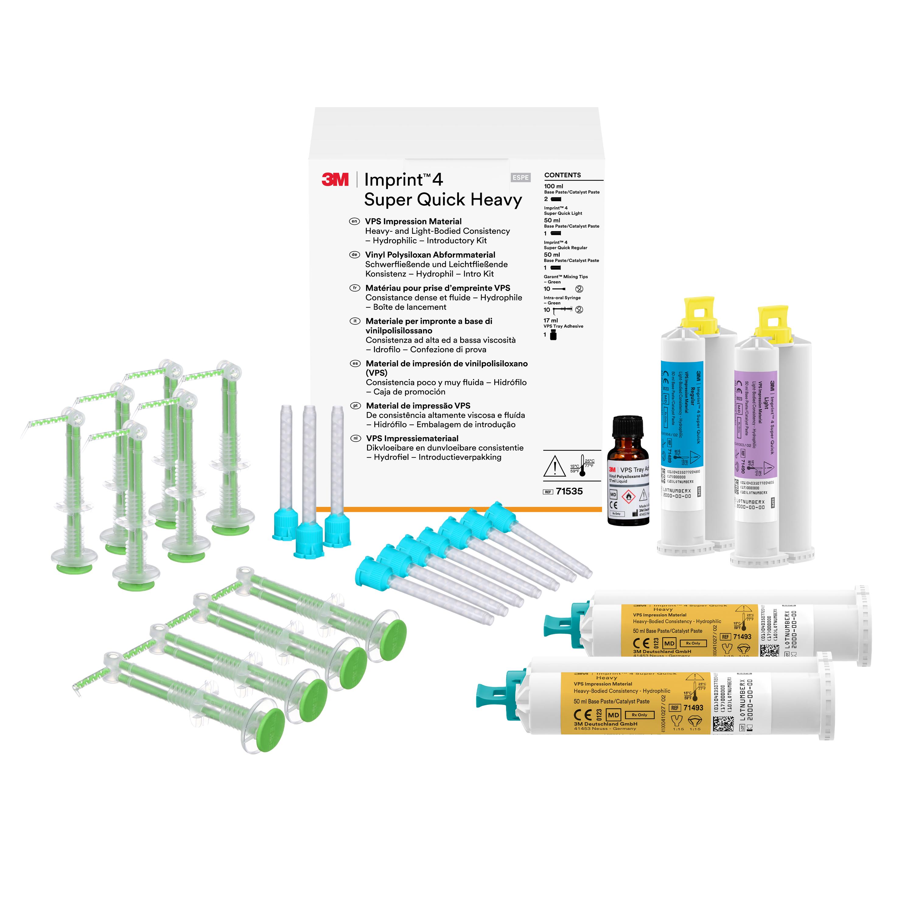 3M Imprint 4 Super Quick Heavy VPS Impression Material Intro Kit, 71535
