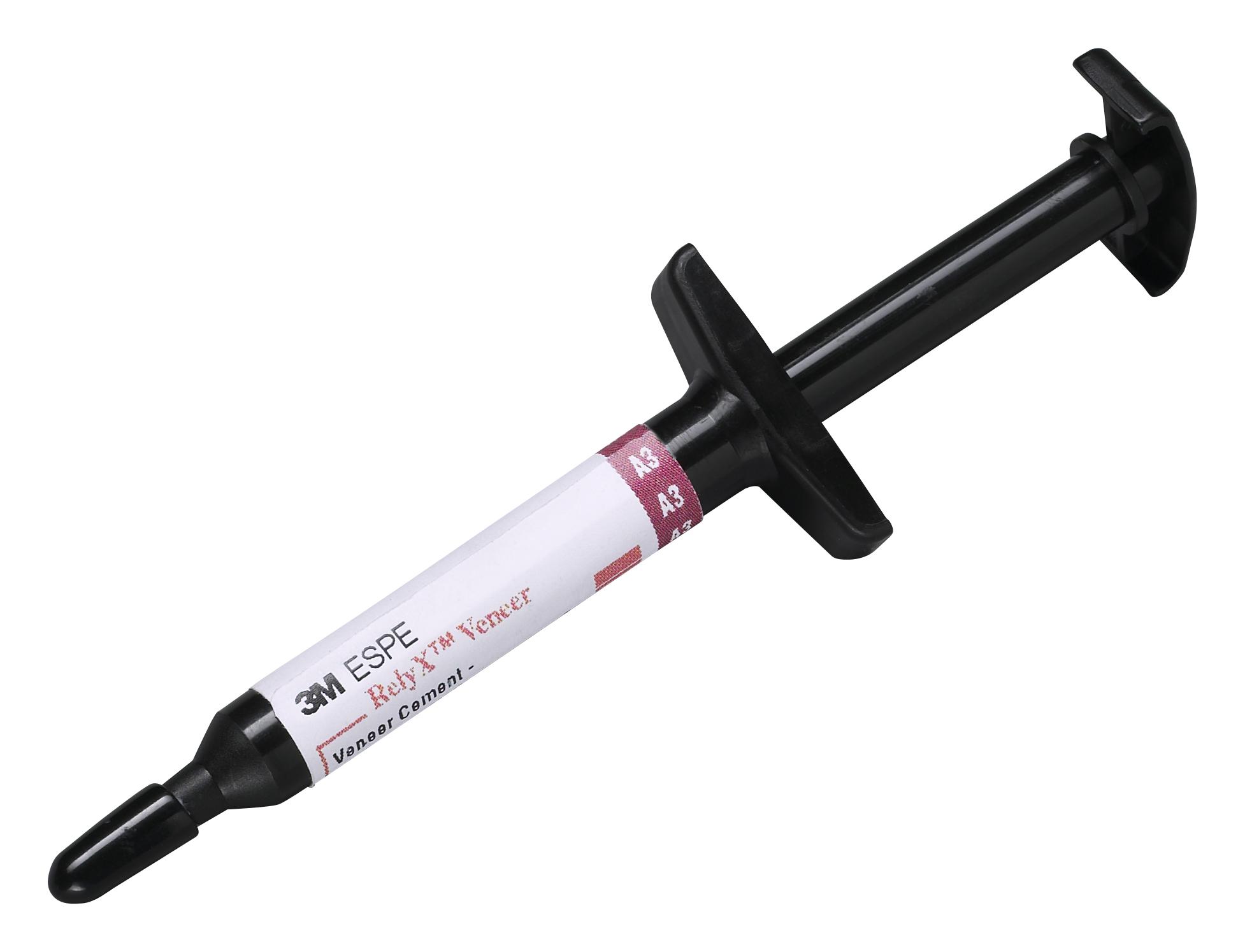 3M RelyX Veneer Cement A3 Opaque/Yellow Opaque Shade Syringe Refill, 7614A3